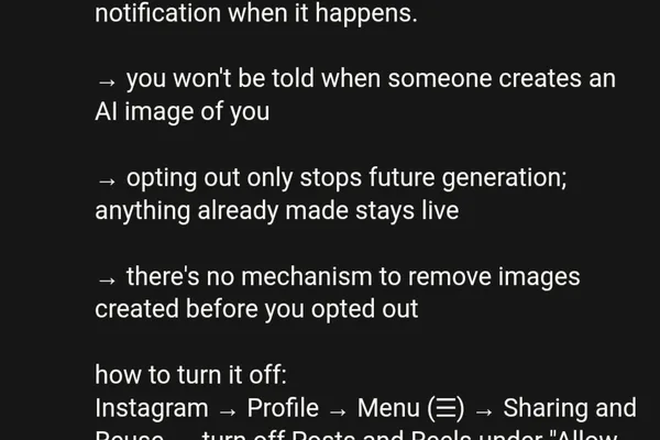 Instagram users urged to opt out of new AI data usage policy