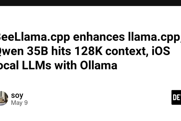 Local LLMs get speed boost with BeeLlama.cpp, Qwen 3.6, and iOS app
