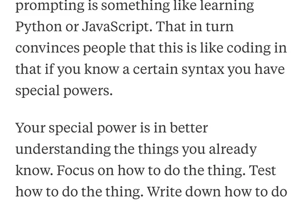Mike Caulfield proposes radical prompting approach: 'Just say how to do things'