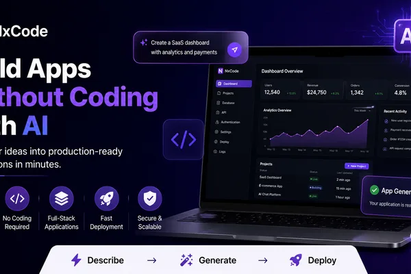 NxCode uses AI to build full-stack apps without coding