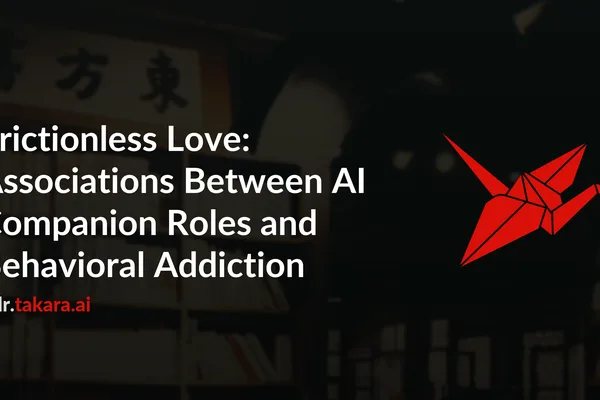 AI companion roles linked to behavioral addiction, study finds