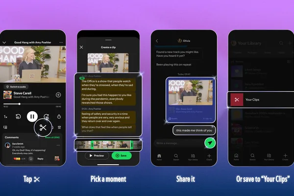 Spotify launches Podcast Clips for sharing audio segments