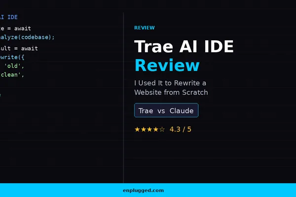 AI coding tool Trae IDE tested for full website rewrite
