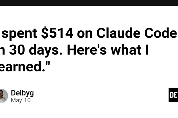 Developer reveals $514 Claude Code spend, identifies costly AI loops