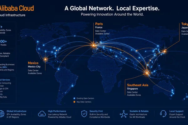 Alibaba Cloud expands overseas with new data centers amid AI boom