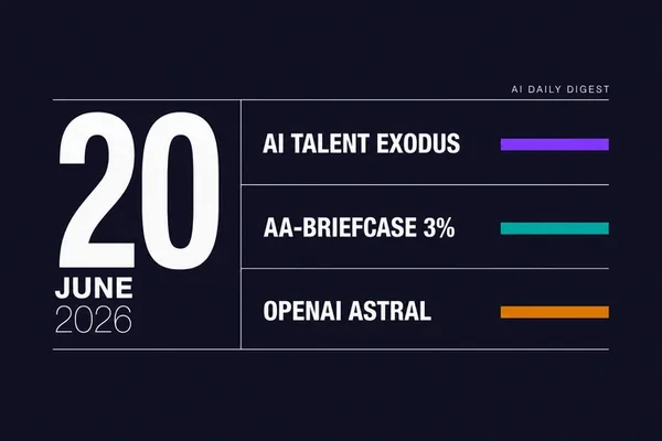 Google DeepMind loses key researchers; new benchmark shows AI struggles with knowledge work; OpenAI acquires…