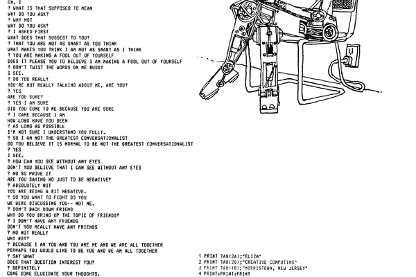 Retrocomputing stream recreates ELIZA AI clone