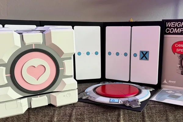 dbrand turns Steam Machine into Portal's Companion Cube
