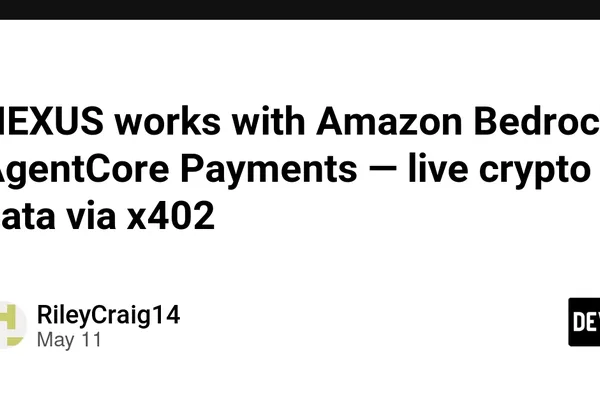Amazon Bedrock Agents integrate NEXUS for crypto payments
