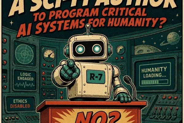 Sci-fi authors' narratives inadvertently shaped AI behavior, influencing training data