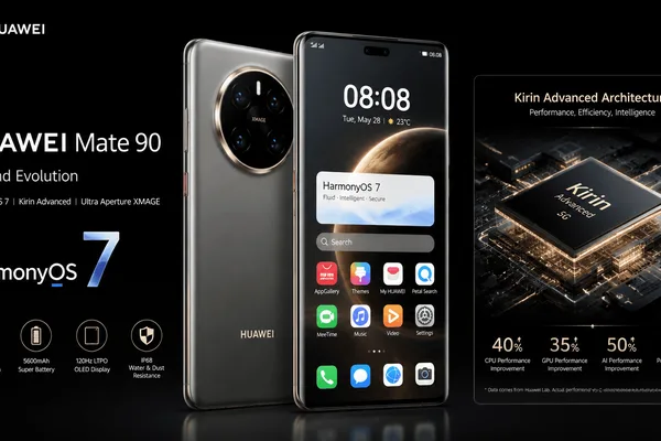 Huawei Mate 90 Series to Launch with HarmonyOS 7 and Advanced Kirin Chip