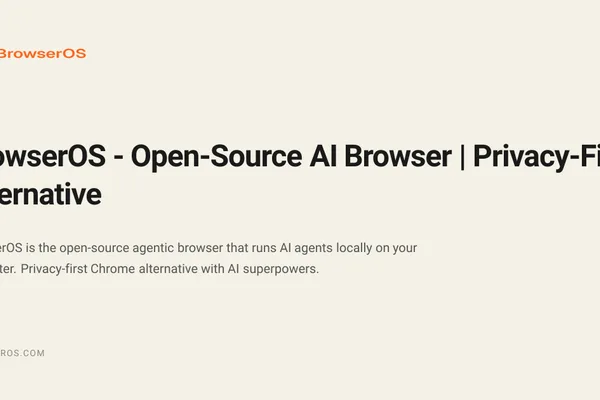 BrowserOS launches open-source browser with built-in AI agents for web automation