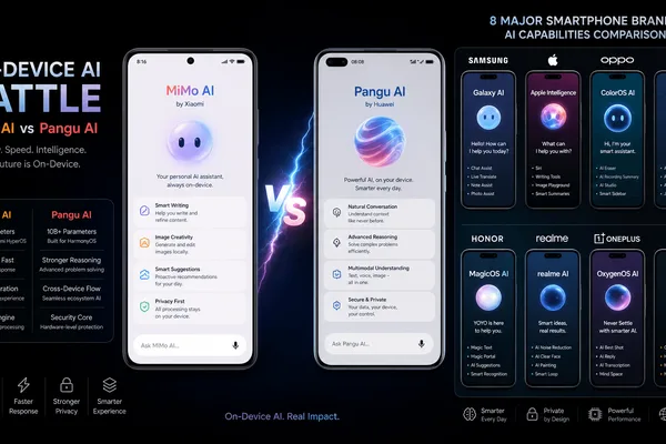 Xiaomi and Huawei lead smartphone on-device AI race with distinct strategies