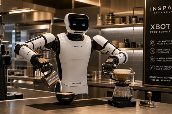 Ex-Xiaomi Exec's InSpace Tech Unveils Food Service Robots