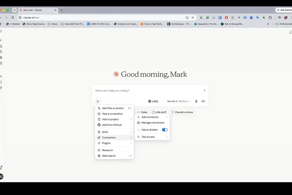 Falcon Builder releases MCP for AI assistant workspace integration