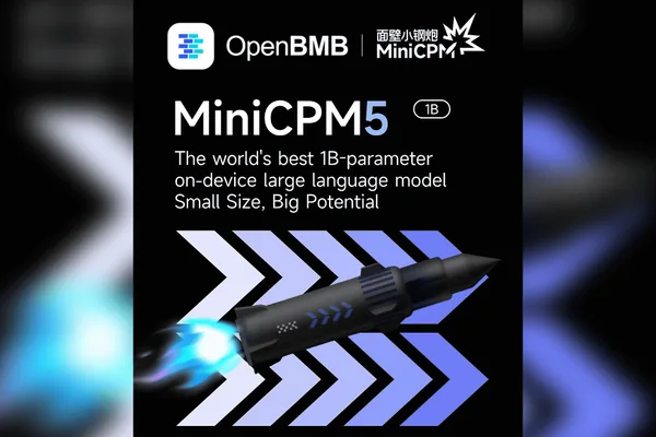 OpenBMB发布MiniCPM5-1B，10亿参数模型表现超越更大模型
