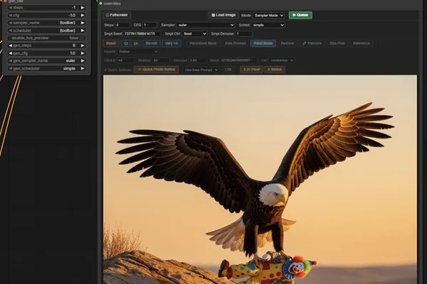 ComfyUI-Angelo integrates Krea 2 and Klein 9b for enhanced image editing