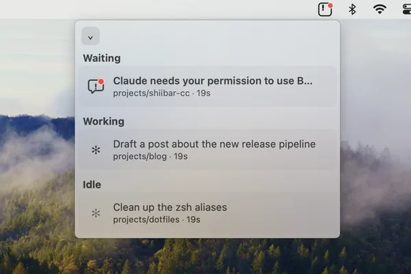 New macOS app shiibar-cc aids Claude Code users in iTerm2