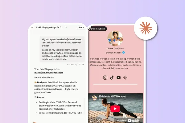 Anthropic's Claude AI now manages LnkBio pages via conversation
