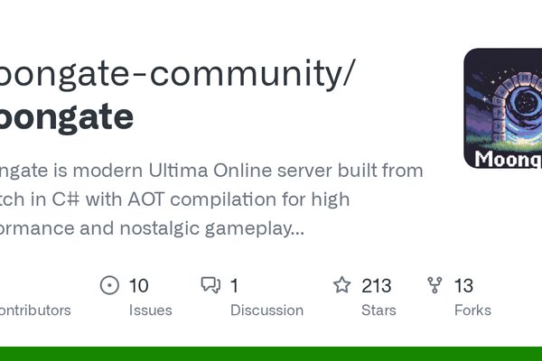 Moongate launches Ultima Online server emulator with Lua scripting