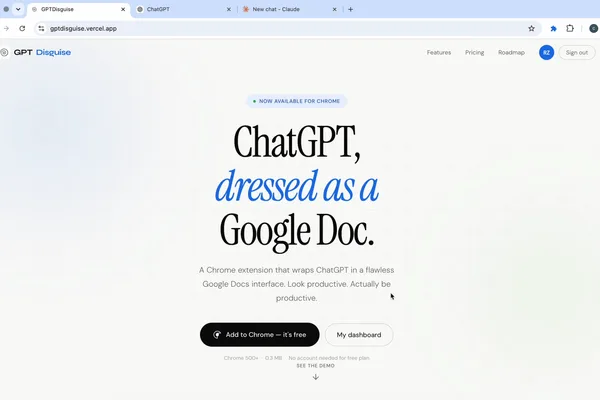 ChatGPT伪装工具增加Claude支持，新增主题