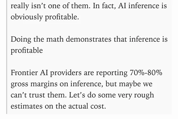 Kevin Kelly explores LLM intelligence and AI inference profitability