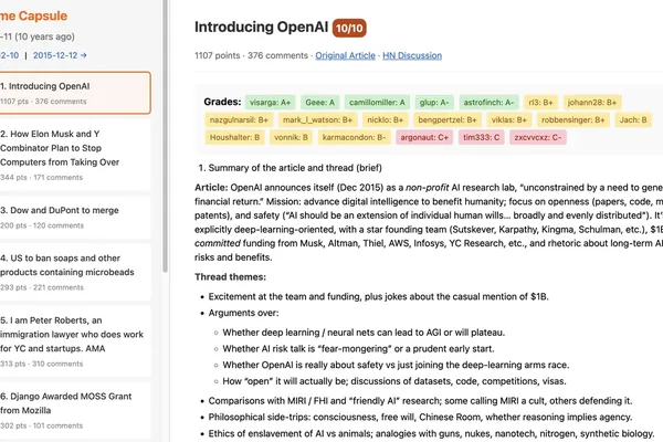Andrej Karpathy uses Anthropic's Claude Opus 4.5 to auto-grade Hacker News discussions