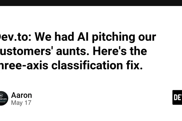 AI 销售推销工具通过三轴分类修复