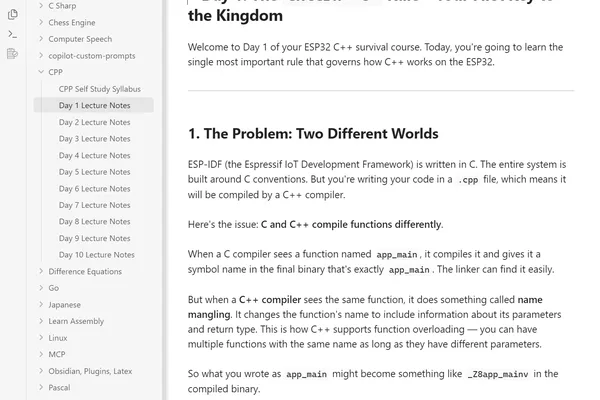 DeepSeek and Copilot aid C++ learning via AI-generated notes