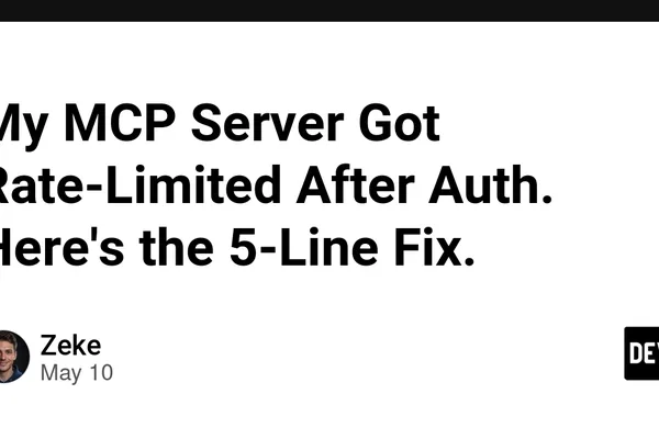 MCP servers get rate-limited, costing users thousands