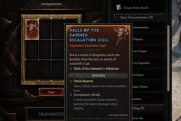 Diablo 4 Lord of Hatred expansion adds Horadric Cube with new crafting recipes