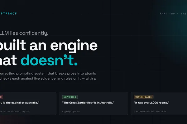 New Python engine PromptProof fact-checks LLM claims