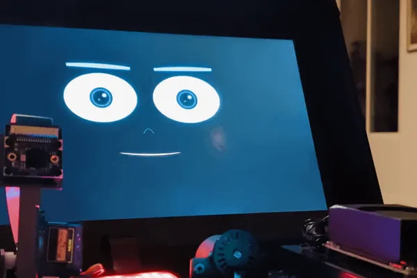 Suitcase robot "Sparky" gets "high" via gas sensor and LLM parameter changes
