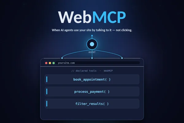 WebMCP enables AI agents to interact with websites via conversation