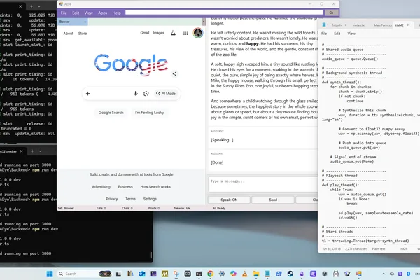 AI Chatbot Integrates Text-to-Speech with Qwen3 Model