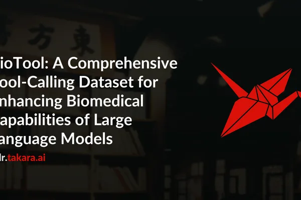 BioTool dataset enhances LLM biomedical tool-calling capabilities