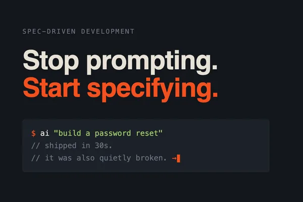 AI Coding Bottleneck: From Prompting to Specification