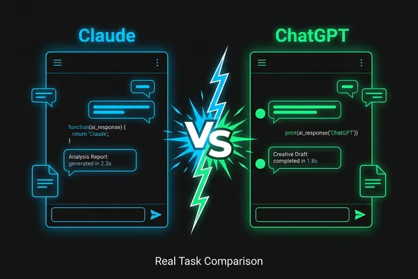 Claude 对决 ChatGPT：建议进行实际任务对比而非依赖基准测试