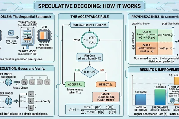 Speculative decoding boosts LLM efficiency with predict-and-verify