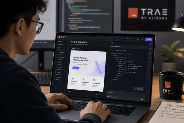 Alibaba TRAE Work adds Design mode for AI-assisted code generation