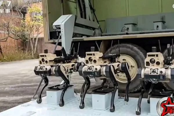 China unveils AI underwater robots and robot dogs at defence expo