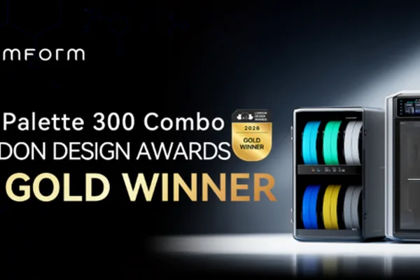AtomForm Palette 300 Wins Gold at London Design Awards