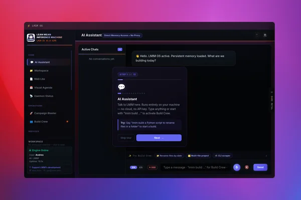 LMIM OS v3.0 "XIPE" launches with encrypted chat and bare-metal terminal