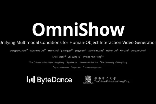 ByteDance releases OmniShow for text-to-3D scene generation
