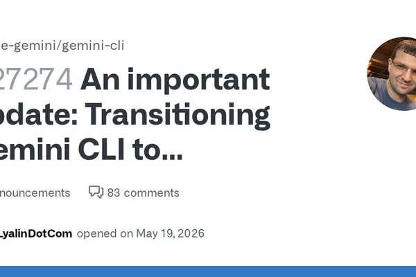 Google弃用个人版Gemini CLI，引导用户使用Antigravity CLI
