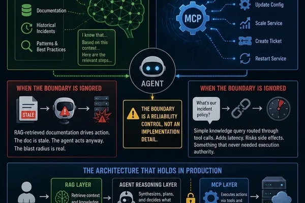 RAG vs. MCP: The critical boundary for AI agent reliability