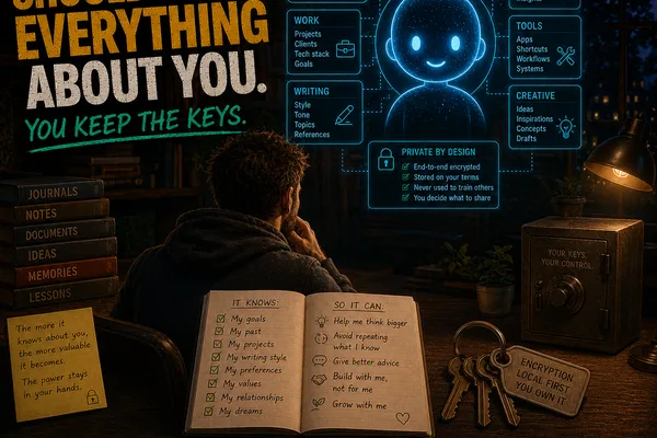 Personal AI assistants should know users intimately while maintaining data control