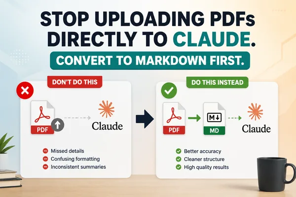 Convert PDFs to Markdown for Better Claude Document Analysis