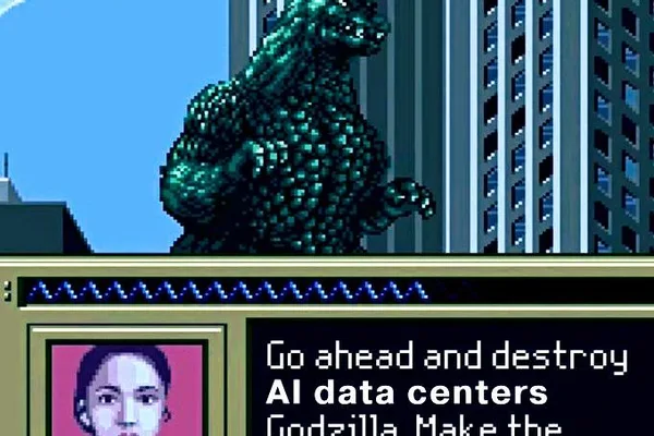 Mastodon post links Godzilla, data centers, and memes