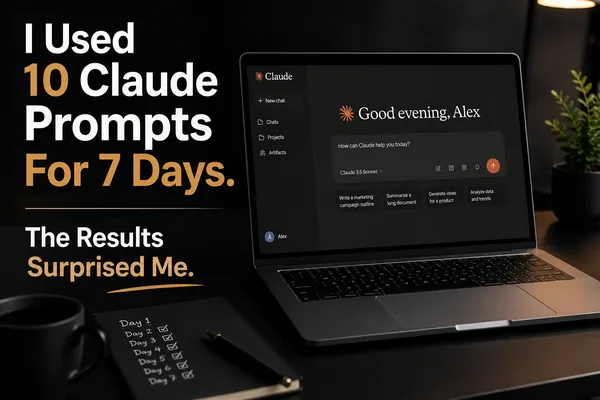 用户通过10个不同的提示词探索Claude AI的能力